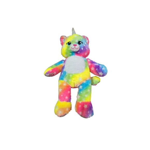 Build A Bear Kids Colorful Cat Unicorn Stuffed Animal Rainbow Kittycorn 16" - Picture 4 of 7